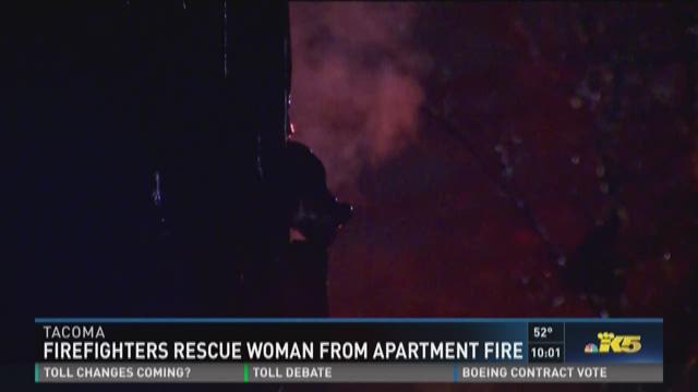 Firefighters Rescue Woman From Tacoma Apartment Fire 3645