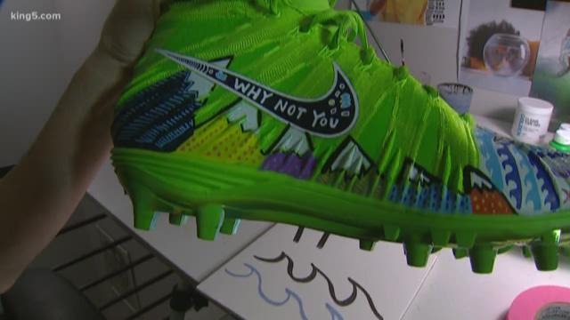 russell wilson new shoes